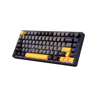 RAKK Hanan Ultra|Gasket Mount Aluminum CNC Case|81 Keys Trimode Mechanical Keyboard|Black - Image 2