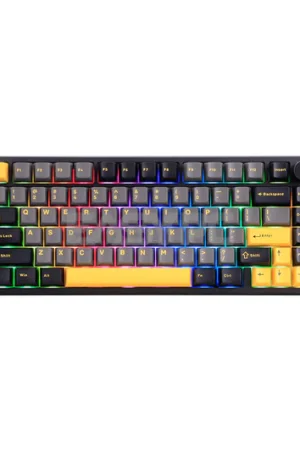 RAKK Hanan Ultra|Gasket Mount Aluminum CNC Case|81 Keys Trimode Mechanical Keyboard|Black