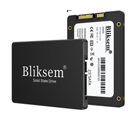 Bliksem SSD 128GB SATA III 6Gb/s Internal Solid State Drive 2.5″ 7mm(0.28″) 3D NAND TLC Chip Up to 550 Mb/s for Laptop and Pc KD650 (Black 128GB)