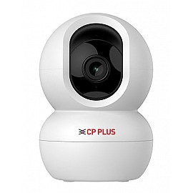 CP Plus CP-E25A Full HD Smart Wi-Fi CCTV Home Security Camera | 360° with Pan Tilt | View & Talk | Motion Alert | Night Vision | SD Card (Upto 128 GB) | IR Distance 10mtr | Works With Alexa & Google
